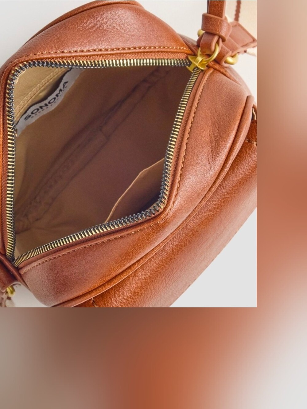 Sonoma Goods For Life Casual Sling Crossbody Bag NEW - Picture 3 of 6